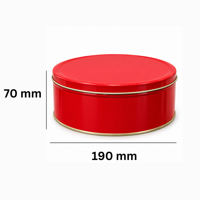 7.5x2.75 inches Dream Cake Tin Box (Ideal for 1 kg Dry and Plum cakes)