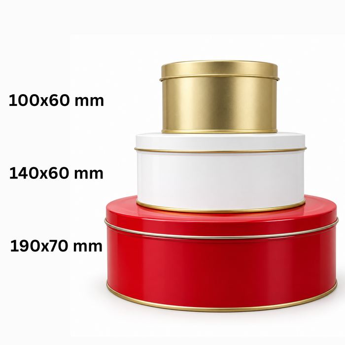 7.5x2.75 inches Dream Cake Tin Box (Ideal for 1 kg Dry and Plum cakes)