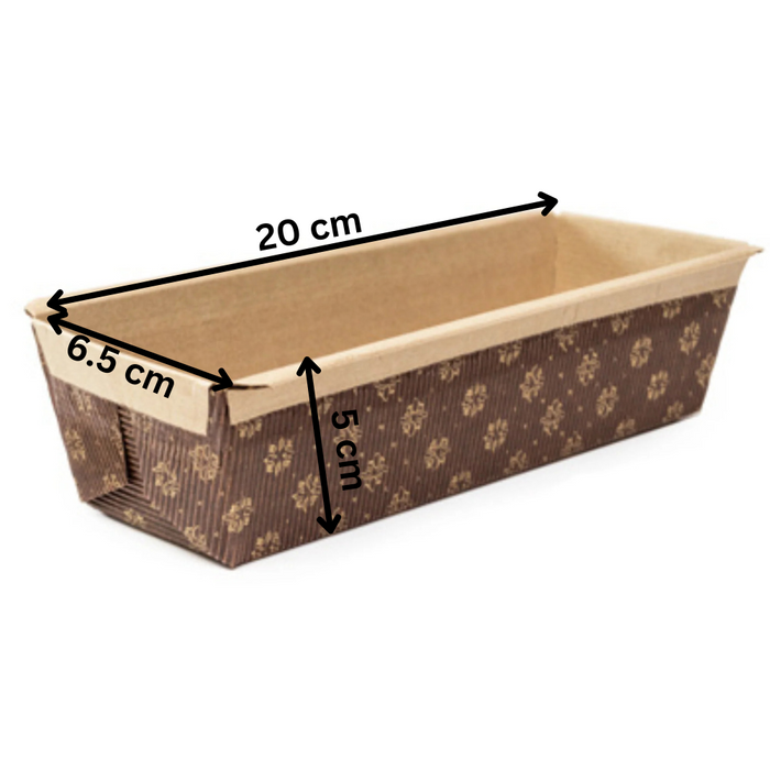 Rectangular Paper Loaf Pans | 300g