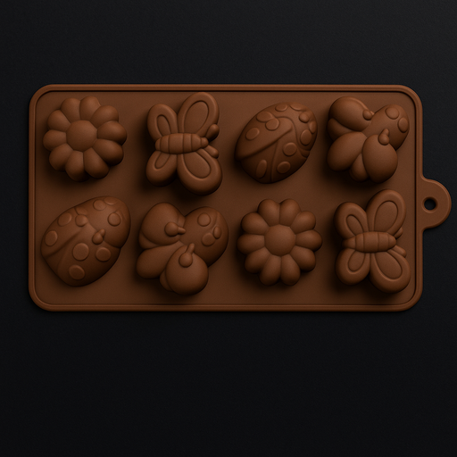 Create adorable butterfly, flower, and ladybug-shaped treats with Esslly’s
