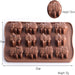 robot-shaped treats with Esslly’s 12-cavity food-grade silicone mould.