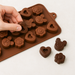  heart and teddy-shaped treats with Esslly’s 14-cavity.