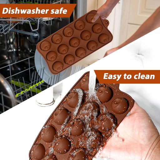 Craft flawless half-sphere chocolates Esslly’s silicone mould!