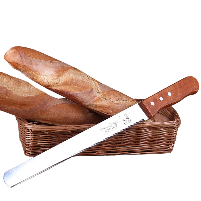 Bread Knife | Sharp & Durable | Wood Handle