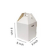 Esslly 3-ply tall cake boxes with handle for safe delivery. Durable, wobble-free design in 8, 10 and 15 sizes. Flat-packed set of 5.