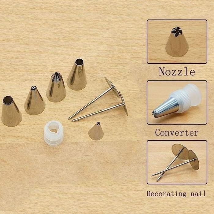 26 Piece Stainless Steel Nozzle Set