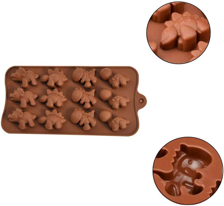 12 Piece Dino Pet Chocolate Mould