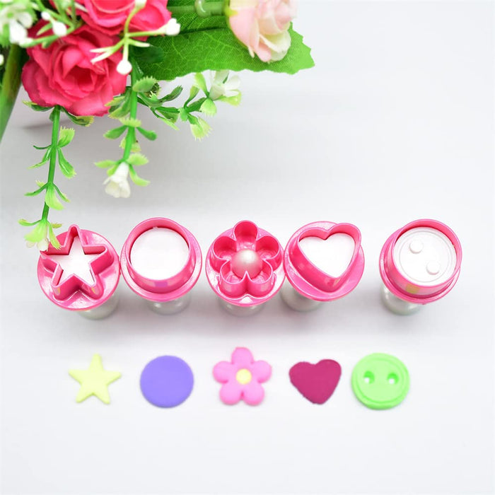 Mini Plunger Cutter Set | 5 Shapes for Baking & Crafts