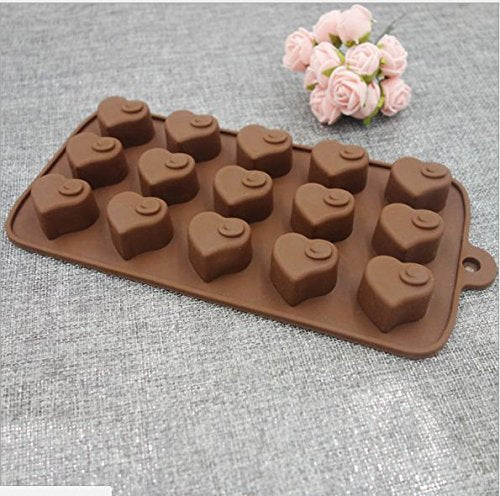 15 Cavity Heart Silicone Mould