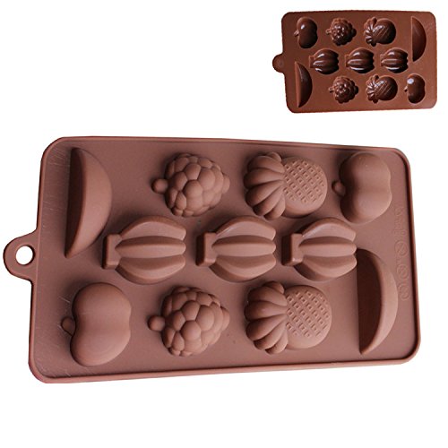 12 Cavity Fruit-Shaped Silicone Mould
