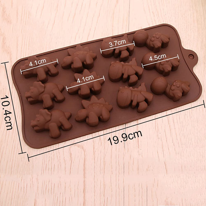 12 Piece Dino Pet Chocolate Mould