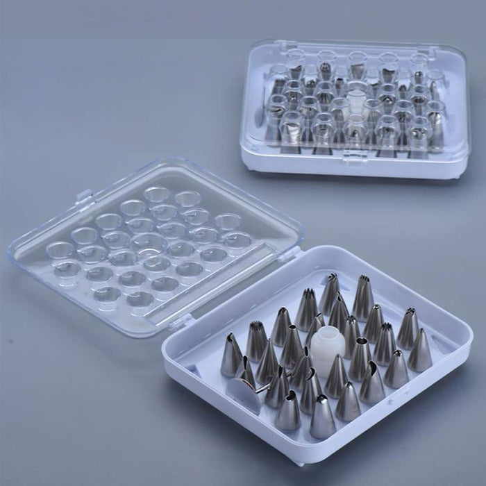 Esslly 52-Piece Cake Decorating Tip Set | Stainless Steel
