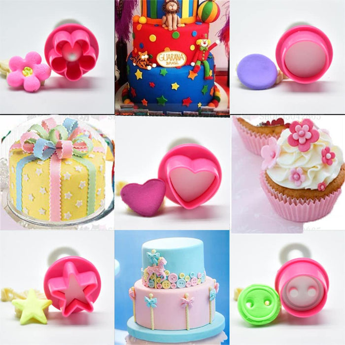 Mini Plunger Cutter Set | 5 Shapes for Baking & Crafts