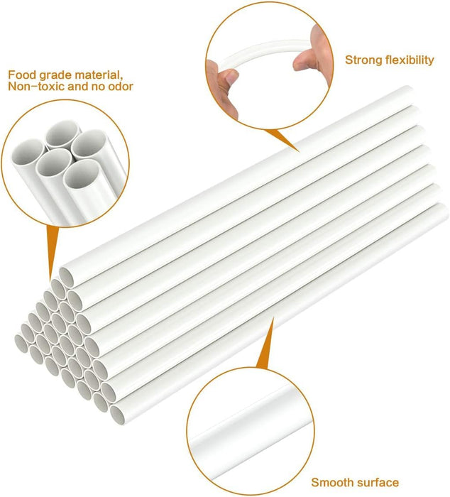 Plastic Dowel Rods | 8 Rods | Cake Support