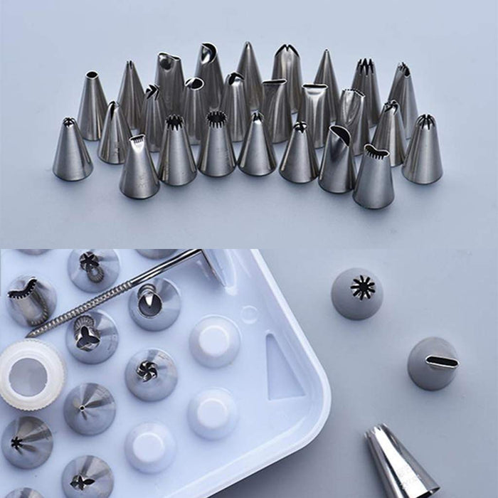 Esslly 52-Piece Cake Decorating Tip Set | Stainless Steel