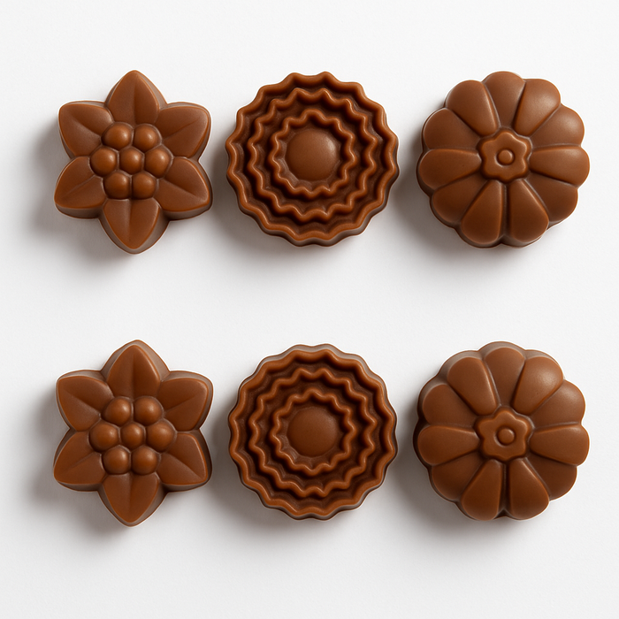  Esslly’s 6-Cavity Flowers Silicone Mould 