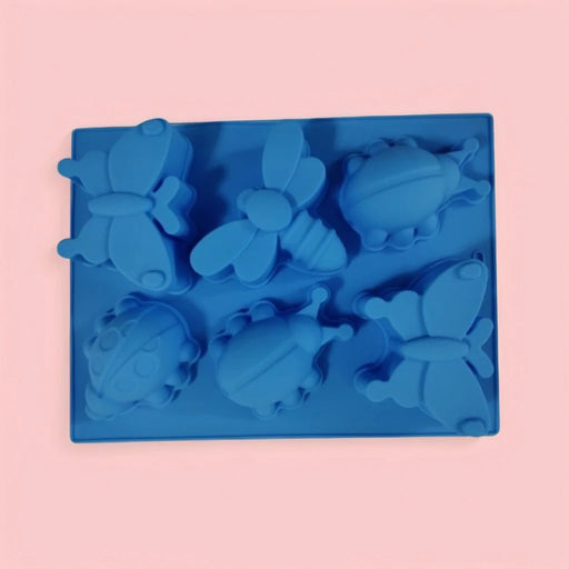 6 Cavity Insects Silicone Mould – Butterflies, Bees & Ladybugs.