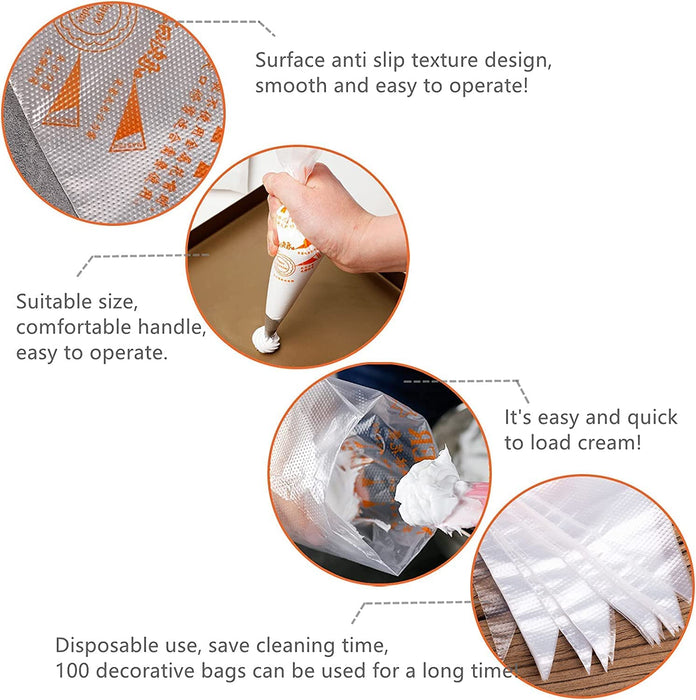 Disposable Icing Piping Bags | sizes (28cm, 35cm, 38cm)