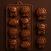 Esslly’s 8-cavity animal-shaped chocolates silicone mould