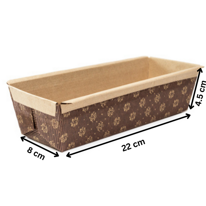 Rectangular Paper Loaf Pans | 300g