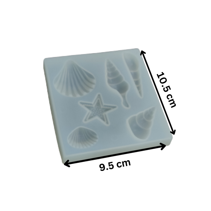 Sea-Themed Silicone Fondant Mould
