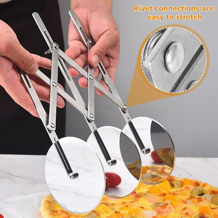 Esslly’s Adjustable Pastry Cutter — featuring stainless steel blades and customizable wheel spacing_4
