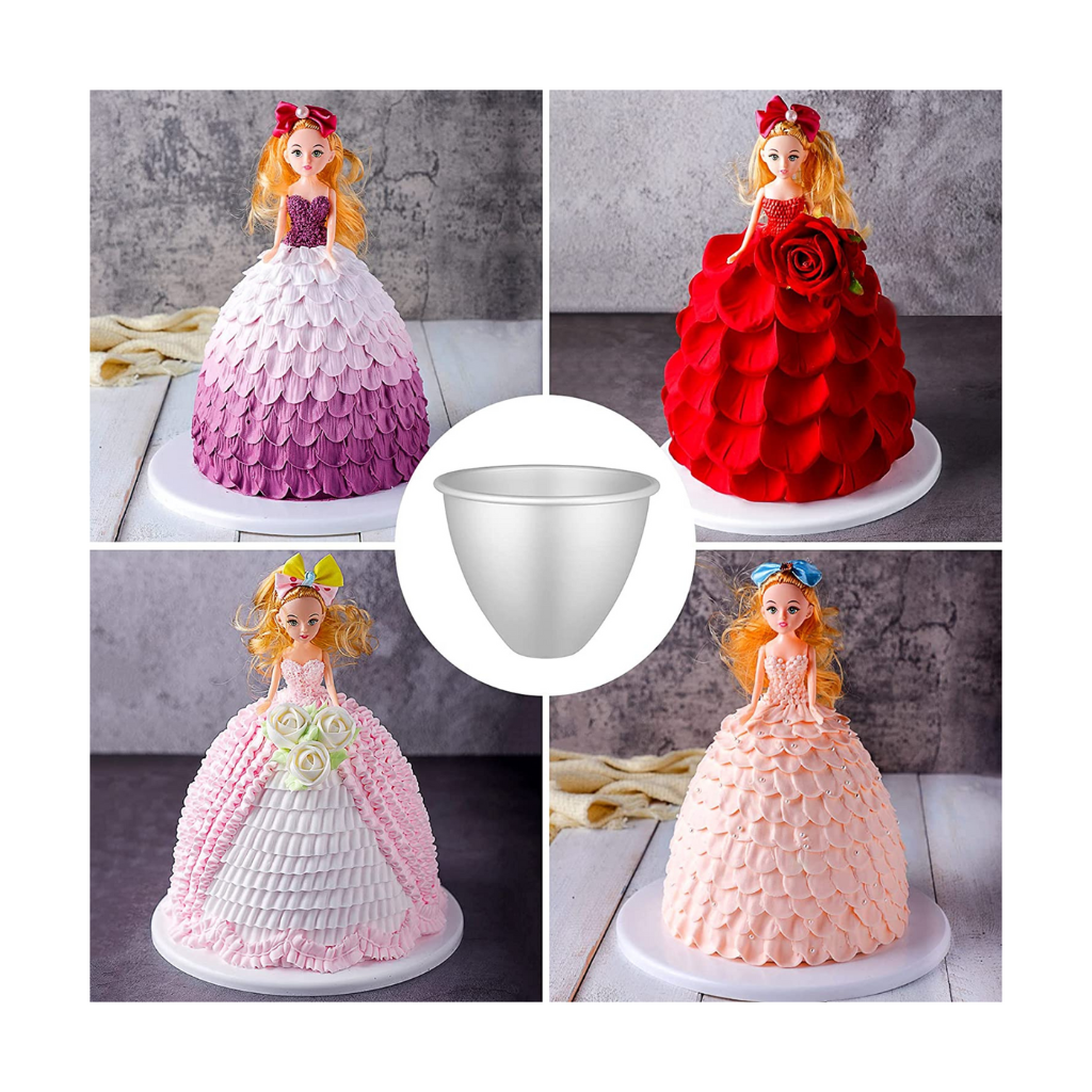 Esslly Aluminium Doll Cake Mould Perfect Shape Even Baking