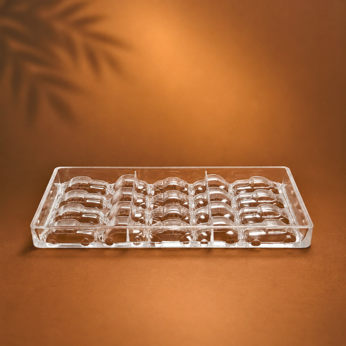 Assorted Car Chocolate Mould Polycarbonate – 20 Cavities