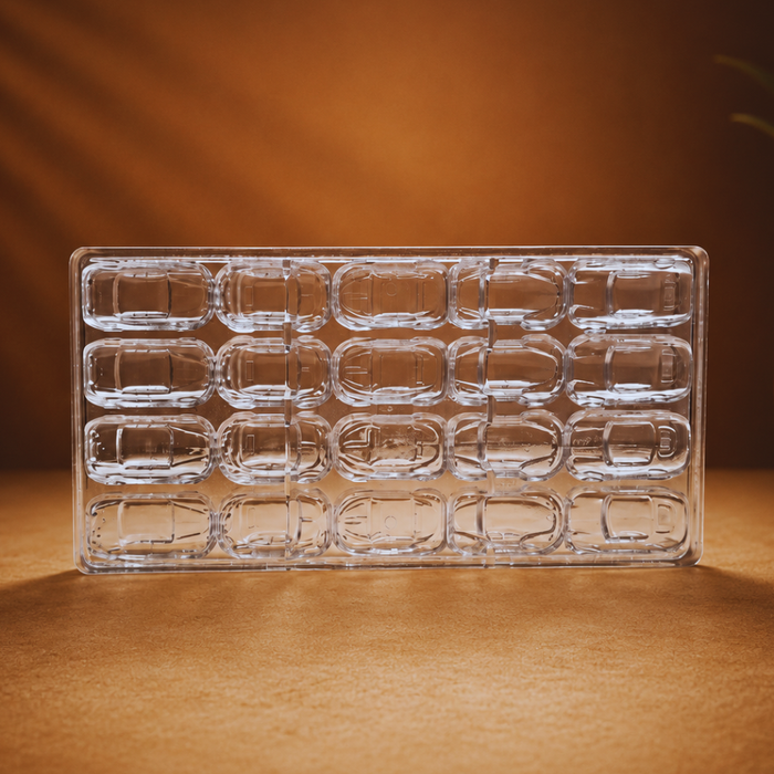 Assorted Car Chocolate Mould Polycarbonate – 20 Cavities