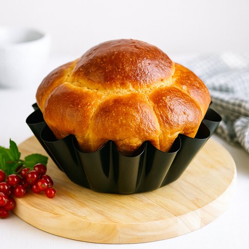 Achieve bakery-quality results at home with the Esslly Non-Stick Brioche Mould
