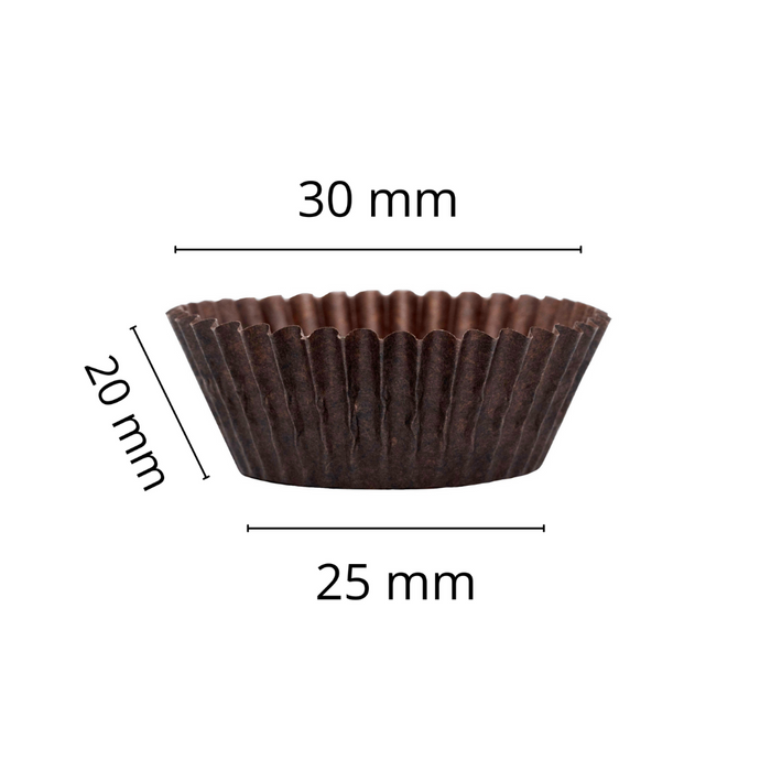 Esslly Brown Cupcake Liners Grease-Proof Multiple Sizes