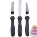  Esslly’s 3-Piece Spatula Set! Includes straight, angular, and tapered spatulas
