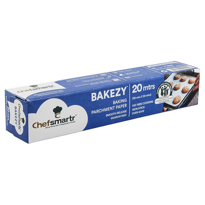 Box of 20 mtr roll of Chefsmartr Parchment Paper.
