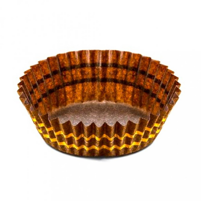 Premium 60 GSM anti-grease paper chocolate liners (30 x 15mm).