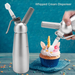 Esslly’s Cream Whipper. Durable aluminum body and 3 nozzles for stunning designs. Available in 500 ml &amp; 1 L