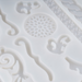 elegant crown and lace cake decorations with Esslly’s Silicone Fondant Mould.
