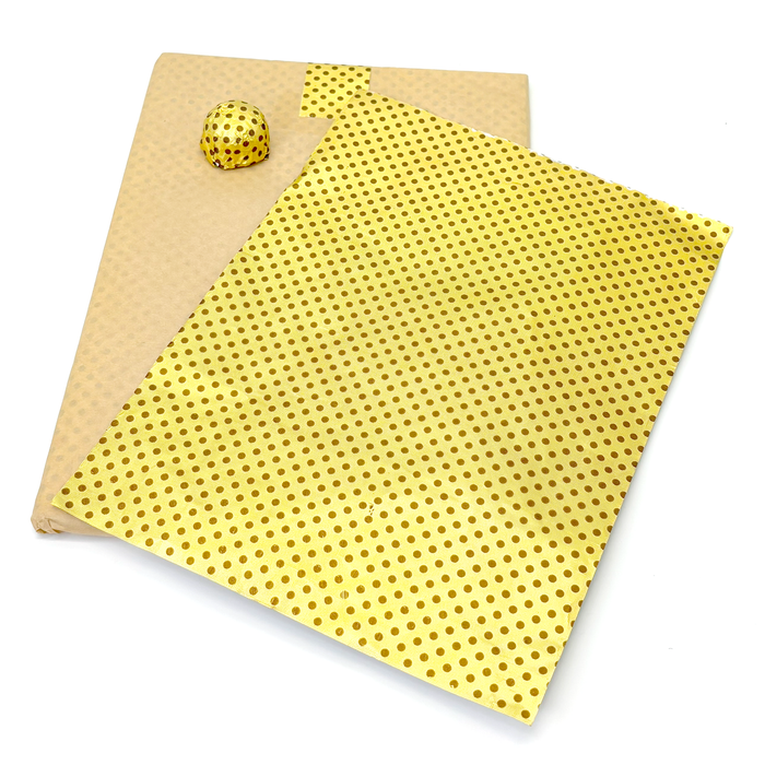 Embossed Aluminium Chocolate Wrapping Foil | 7 x 10 Inches | 12 microns