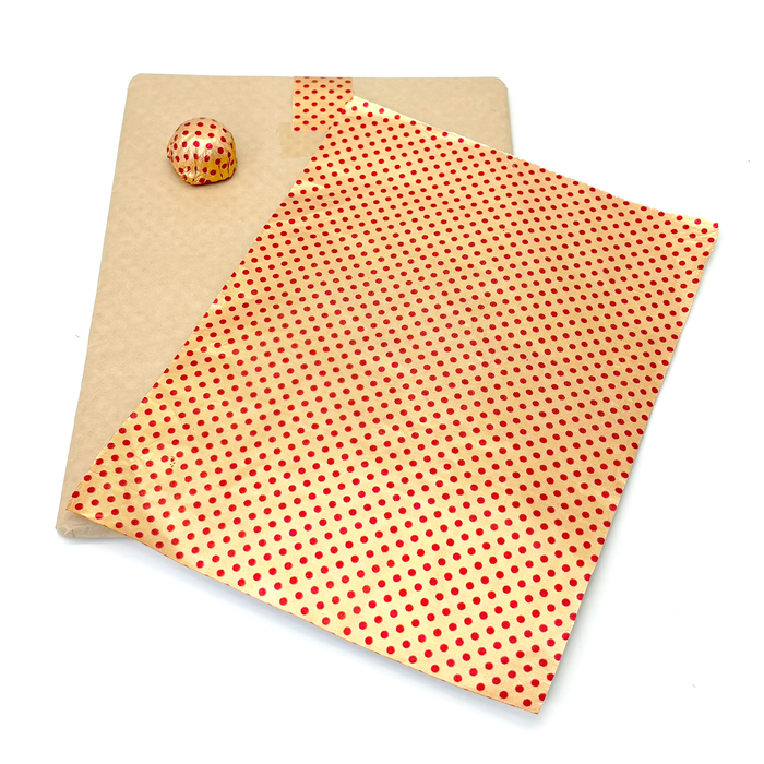 Embossed Aluminium Chocolate Wrapping Foil | 7 x 10 Inches | 12 microns