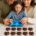8 Cavitiy Diamond Heart Silicone Mould enjoyed by family
