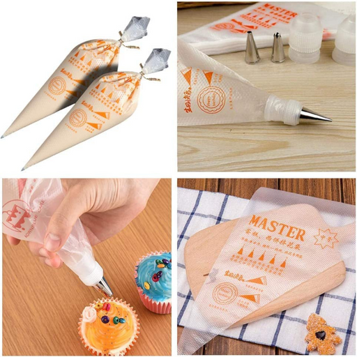 Esslly Disposable Icing Piping Bags offer precision, strength, and control for flawless cake decorating.
