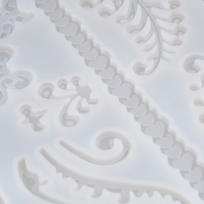 Ferns & Butterflies Silicone Fondant Mould
