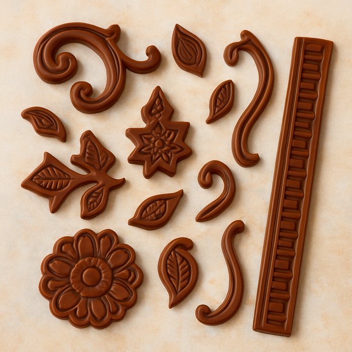 Esslly’s Ferns & Nature Silicone Fondant Mould