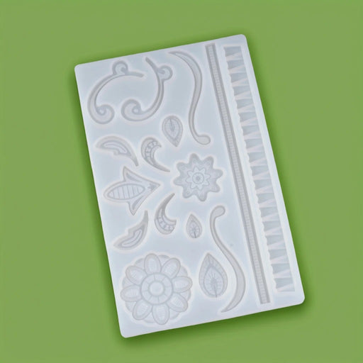 Esslly’s Ferns &amp; Nature Silicone Fondant Mould.