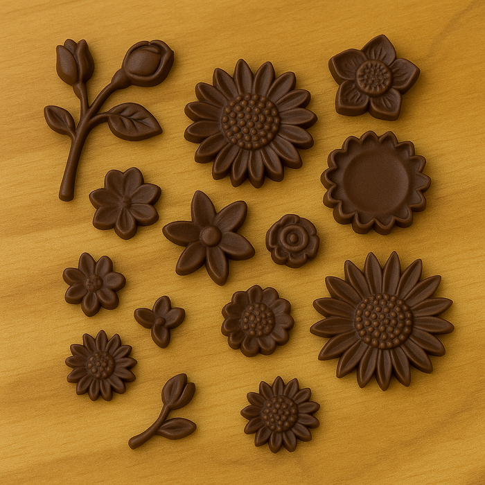 Esslly’s Flowers Silicone Fondant Mould.