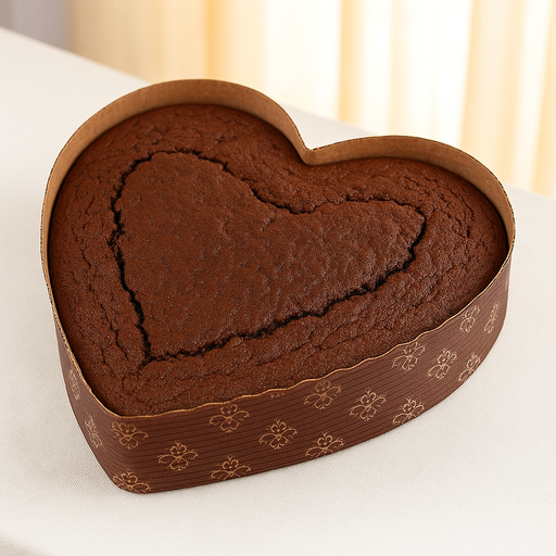  Esslly’s Heart Paper Baking Mould—oven-safe, grease-proof, and perfect for 500g cakes.