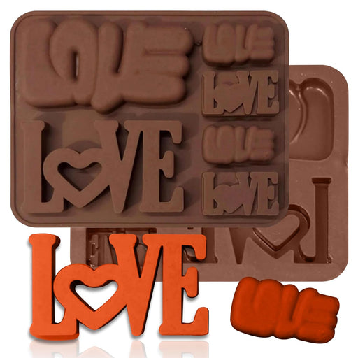 Create romantic chocolates and candies effortlessly with this non-stick, food-grade LOVE silicone mould.