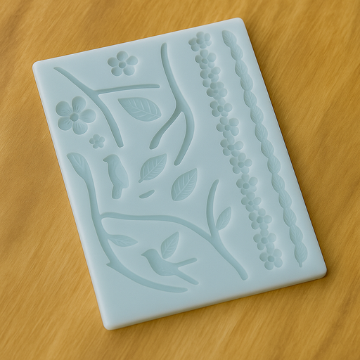 nature-inspired decorations with Esslly’s silicone mould.