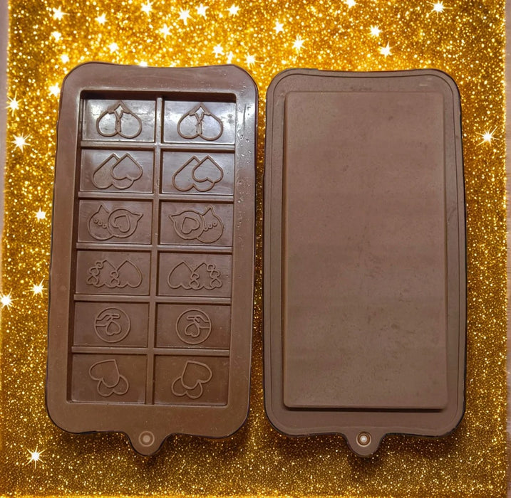 Create perfect heart-shaped chocolates silicone mould.