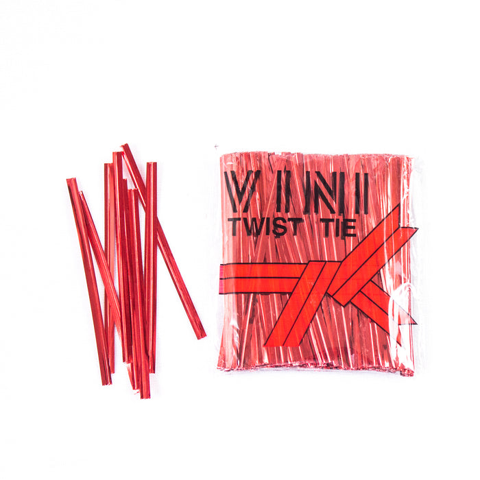 Twist Ties | Red Color | 30000 Pieces