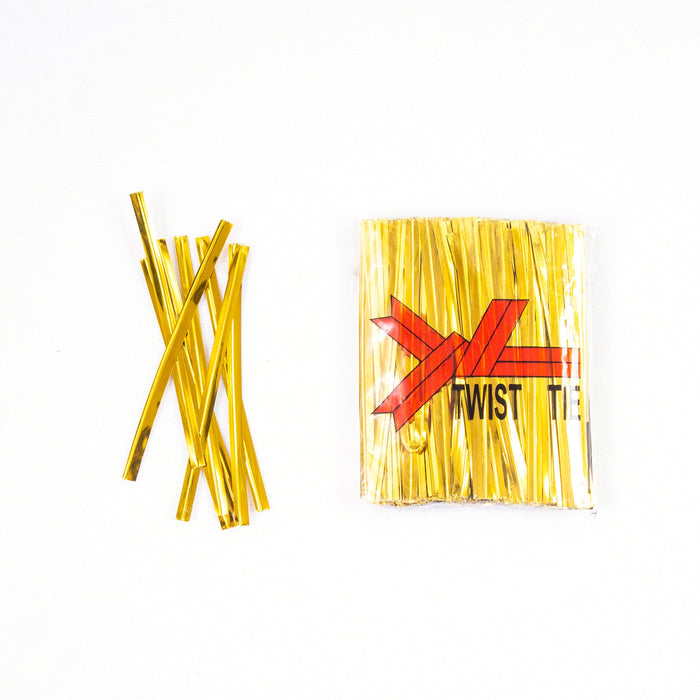 Metallic Twist Ties - 8 cm | 325 Pieces
